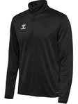 hummel Sport-Langarmshirt hmlESSENTIAL Half-Zip (angenehmes Tragegefühl) schwarz Herren
