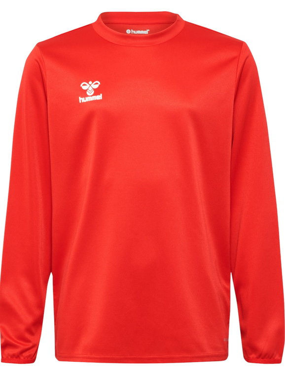 hummel Sport-Langarmshirt hmlESSENTIAL Sweatshirt (Interlock-Stoff) rot Kinder