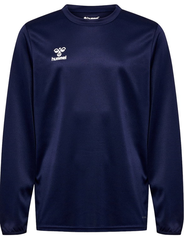 hummel Sport-Langarmshirt hmlESSENTIAL Sweatshirt (Interlock-Stoff) marineblau Kinder