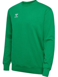 hummel Freizeit-Pullover hmlGO 2.0 Sweatshirt (weicher Sweatstoff) grün Herren