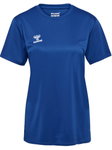 hummel Sport-Shirt hmlESSENTIAL (100% rec. Polyester) Kurzarm dunkelblau Damen