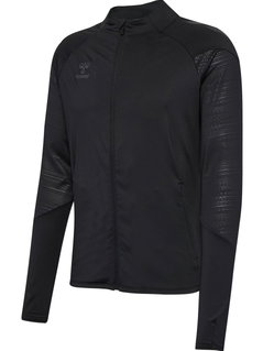 hummel Trainingsjacke hmlPRO Training Zip (rec. Polyester, schnelltrocknend) schwarz Herren