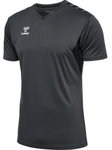 Hummel Sport T-shirt hmlAUTHENTIC Jersey (100% Polyester) Short Sleeve Asphalt Grey Men's
