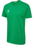 hummel Sport/Freizeit-Tshirt hmlGO 2.0 (Bio-Baumwolle, klassisch Design) Kurzarm grün Herren