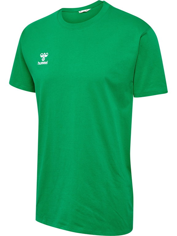 hummel Sport/Leisure T-shirt hmlGO 2.0 (Organic Cotton, Classic Design) Short Sleeve Green Men