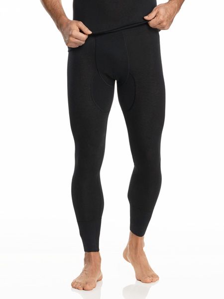 Medima Unterwäsche Unterziehhose (Kaschmir/Seide) lang schwarz Herren (Gr. XL-XXL)