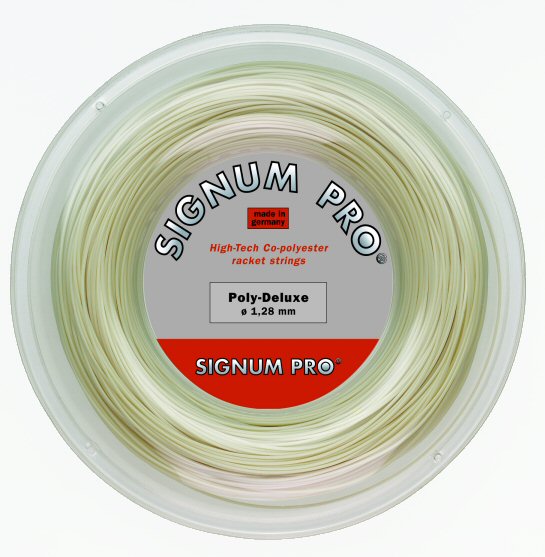 Signum Tennissaite Pro Poly Deluxe perlmutt 200m Rolle
