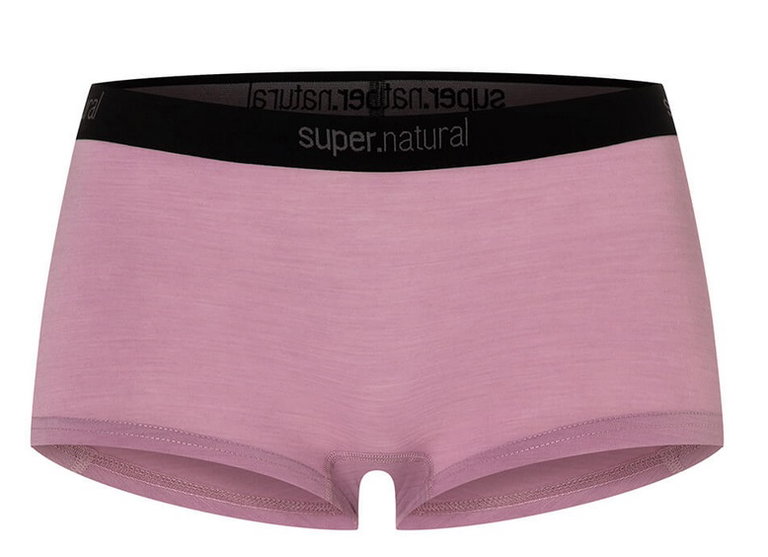 super natural Funktionsunterwäsche Hot Pants Tundra 175 Boyfriend Hipster (Merinowolle) mauve pink Damen