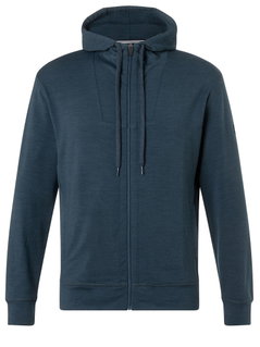 super natural Kapuzenjacke Everyday Hoodie (Merino-Mix) dunkelblau Herren