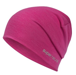 super natural Mütze Everyday Beanie (Merino-Mix) fuchsia - 1 Stück