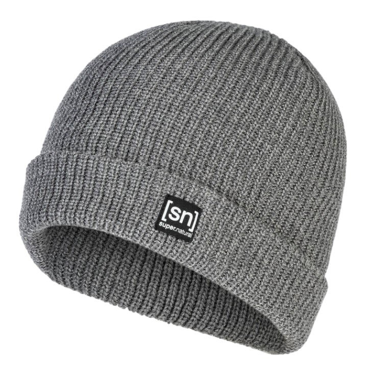super natural winter hat Merino basic beanie (merino wool, ideal thermal protection) cashmere grey - 1 piece