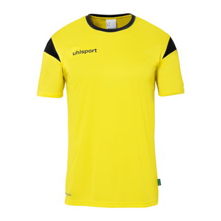 uhlsport Sport-Tshirt Squad 27 (100% Polyester) gelb/schwarz Kinder