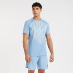 umbro Sport-Tshirt Pro Training Graphic Jersey (100% Polyester) hellblau Herren